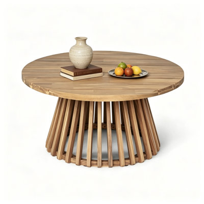 Acacia Wood Patio Coffee Table