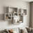 Intersecting Cube Floating Wall Shelf | 2-in-1 Geometric Decor & Display Accent Shelf | 25.5" H x 17.75" W x 4" D-1294073769