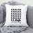 Christmas_Black-07 Polyester/Polyester Blend Reversible Throw Pillow-905968411