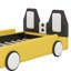 Lit plateforme de course simple en forme de voiture avec roulettes Alexjandro-1248173445