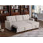 Canapé modulaire convertible rembourré avec méridienne coulissante-125983005