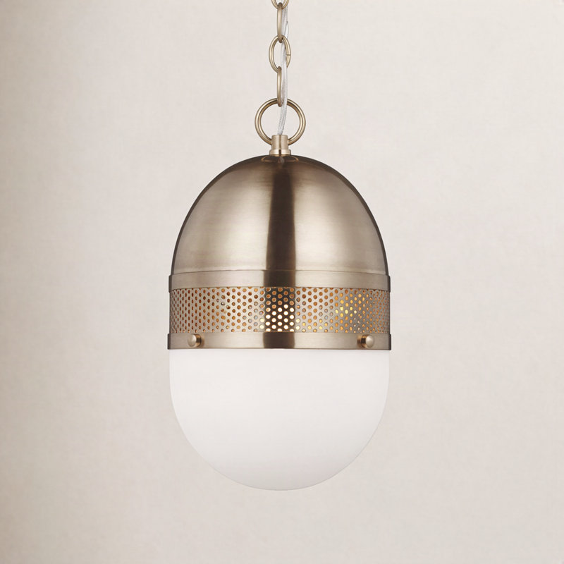 Ulrike 1 - Light Satin Brass Single Pendant
