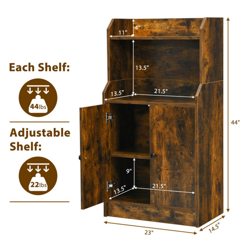 Antwayne Storage Bookcase