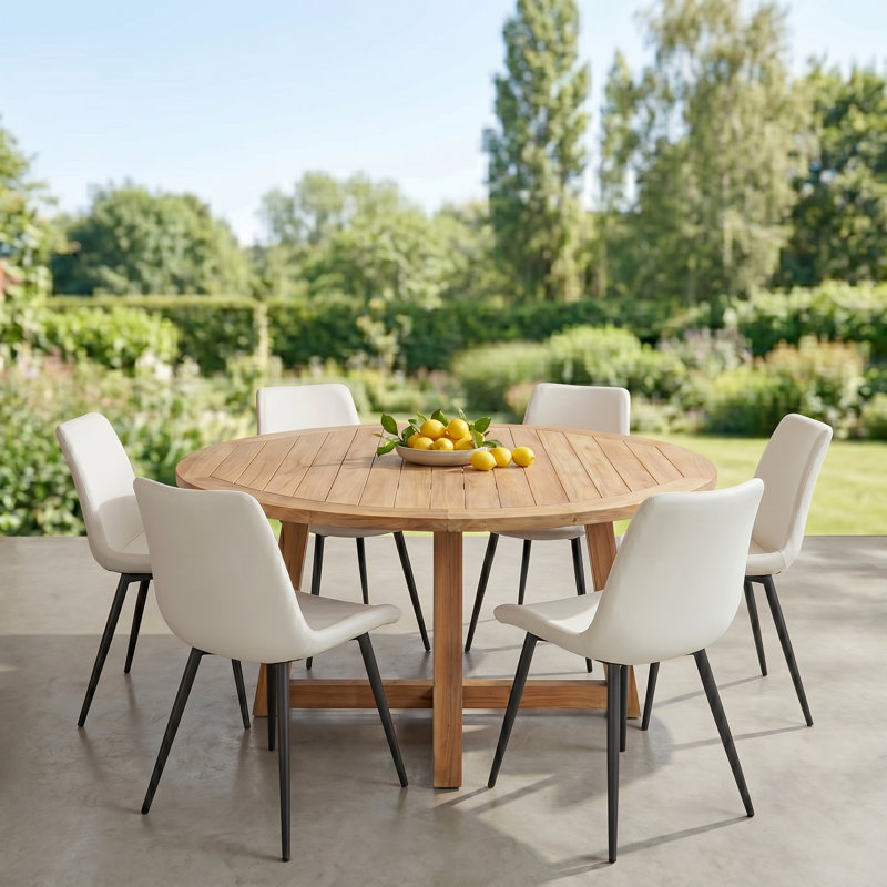 Vesta Faux Leather Dining Chairs Metal Legs, White