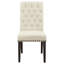 Ensemble de 2 chaises d'appoint rembourrées Alana-663334274-663334275