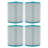 Hurricane Advanced Filter Cartridge for Pleatco PMA40L-F2M and Filbur FC-0418 (4 Pack)