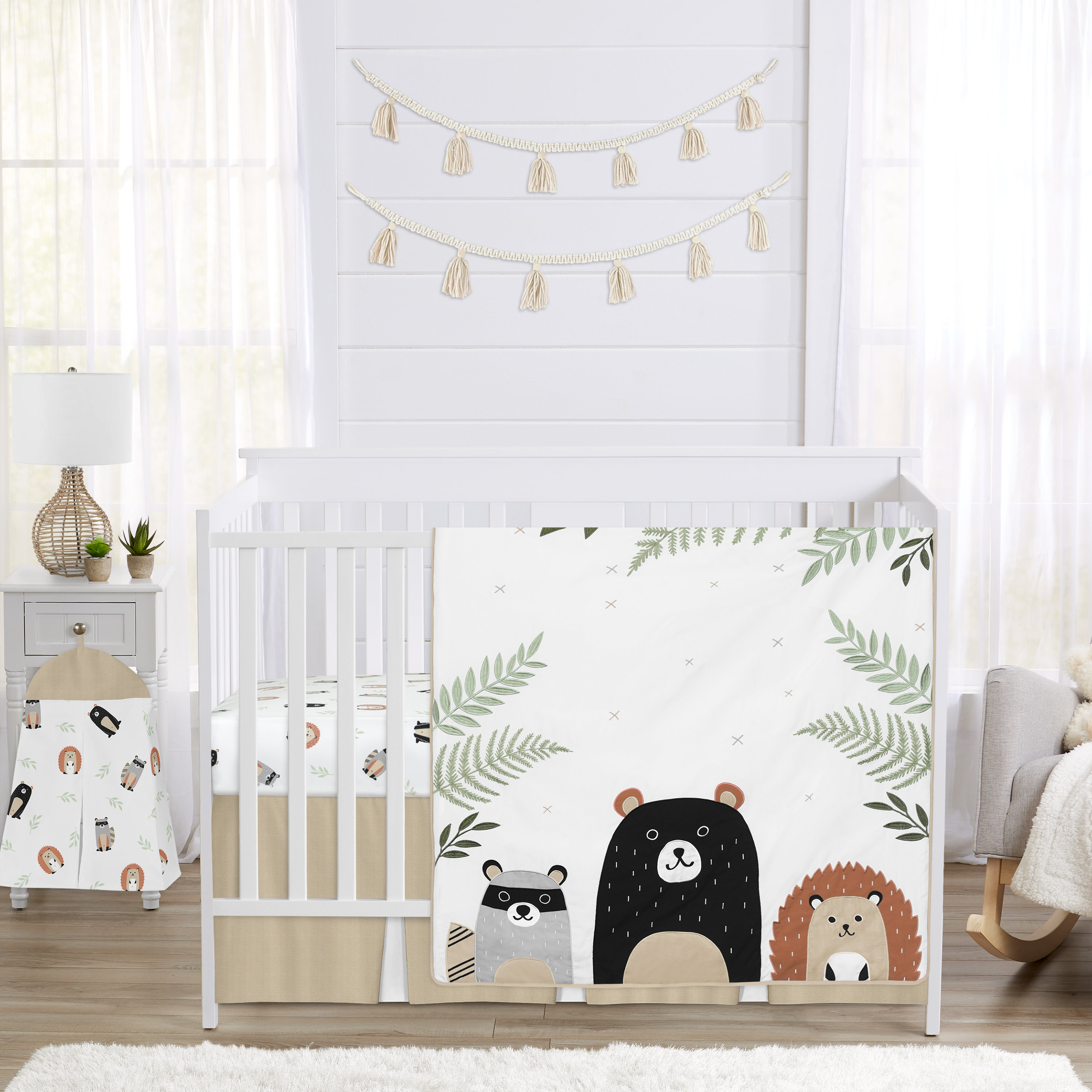 Crib bedding shop set woodland