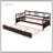 Twin Size Daybed Wood Bed With Twin Trundle, Solid Pine Construction, Space-Saving And Multi-Functional Design For Modern Homes-773274108