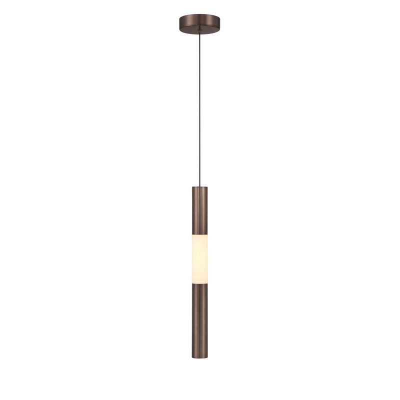 Luminaire suspendu, 21 po, bronze Harlow, albâtre, Bronze Harlow