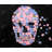Flower Skull - Framed Canvas for Skull Bedroom Decor