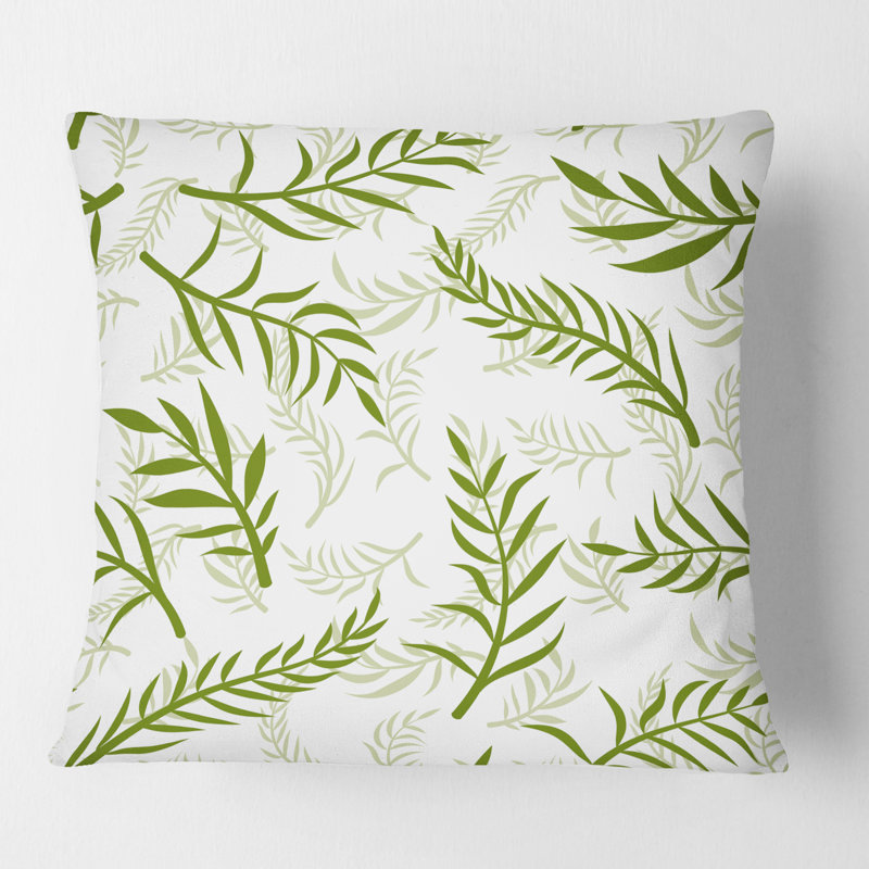 Coussin décoratif tropical Mid-Century Tropical Botanicals I, 18 po x 18 po