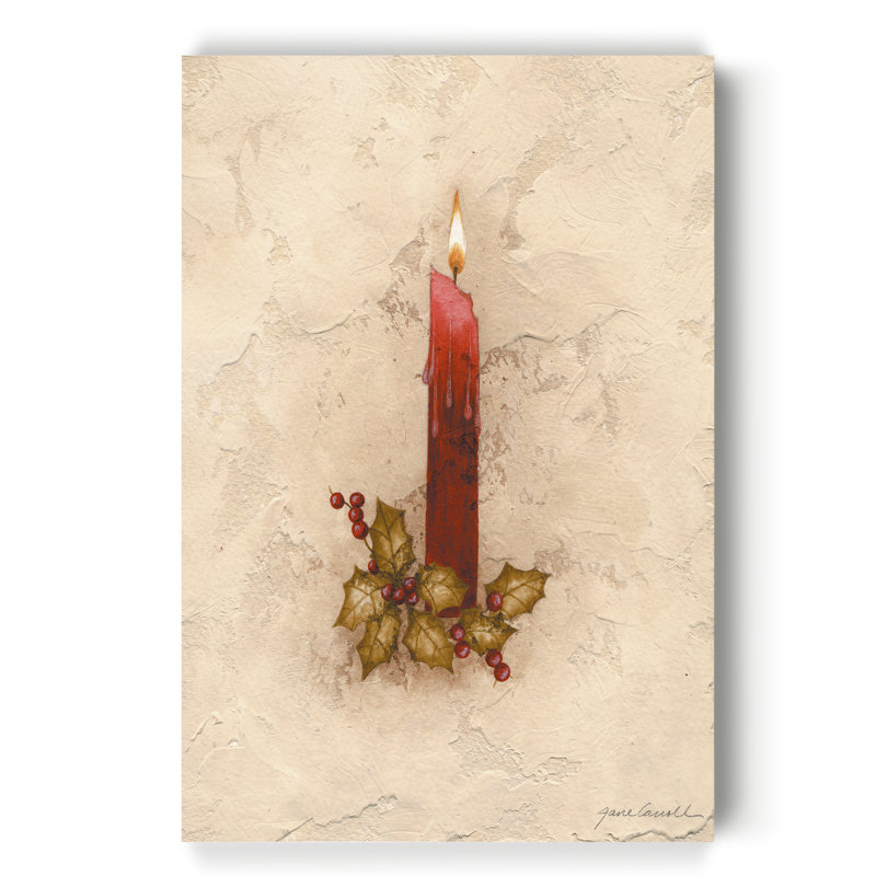«Candle» par Parvez Taj, reproduction d'art sur toile tendue, H 20 po x l 16 po x P 1 po
