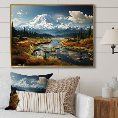 Art mural américain «Mount Rainier» - États-Unis
