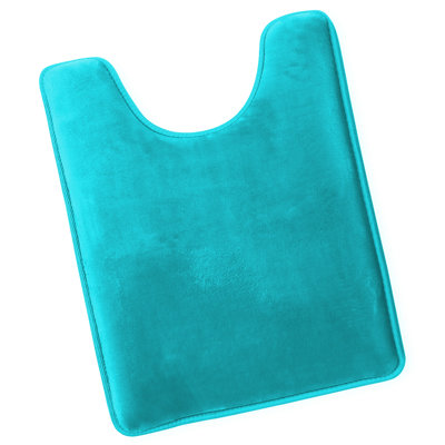 Ultra-soft, absorbent viscoelastic foam mat with non-slip backing