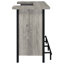 Menimen Grey Driftwood Freestanding Bar Unit