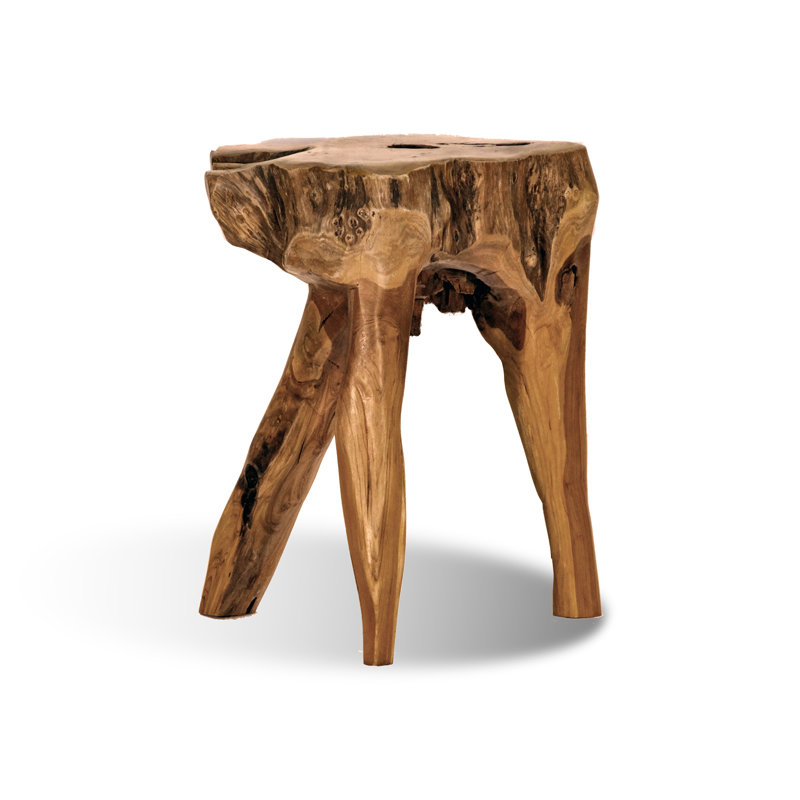 Solid Wood Accent Stool