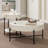 Coffee Table With Drawers Round Center Table-980875004