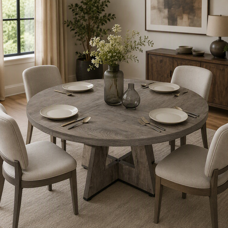 Table de salle à manger, Gris