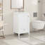 Meuble-lavabo de salle de bain avec lavabo, armoire, support de rangement et tiroir, matériaux de haute qualité, porte à fermeture douce pour une solution de salle de bain pratique