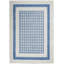 Tapis bleu / blanc Comobabi-823790024