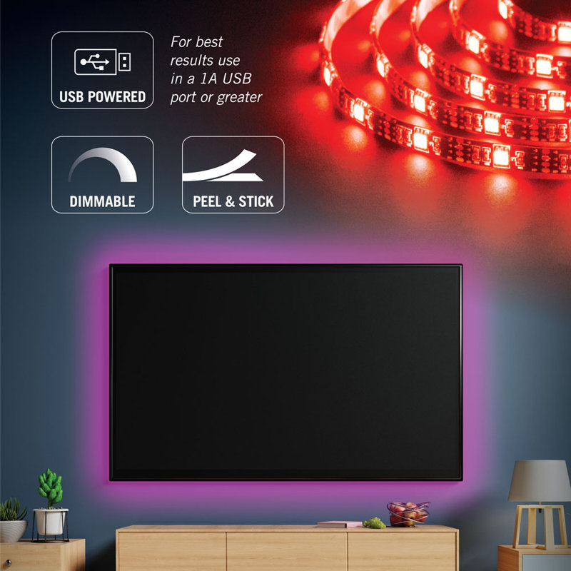 Ensemble de bande lumineuse à DEL multicolore RibbonFlex Home