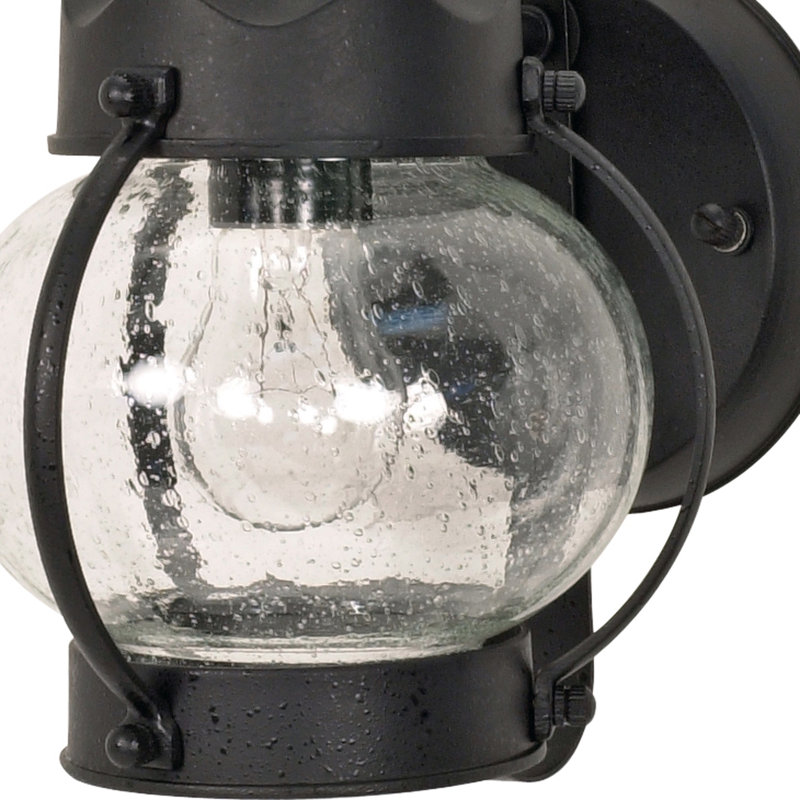 Asya Wall Light, Textured Black