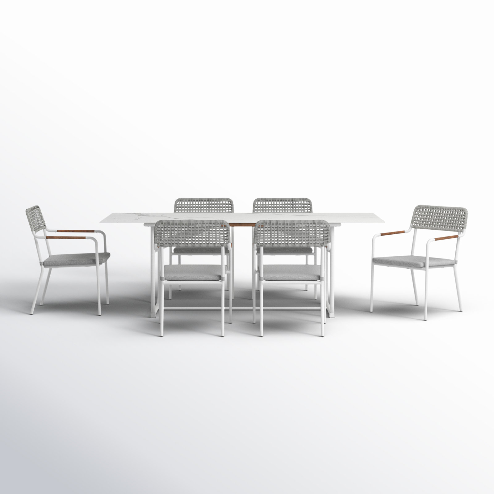 Dean 87" Patio Dining Set
