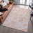 Premium Machine Washable Jamil AMF1081 Geometric Rug-931568095