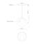 Luminaire suspendu en verre 5 pouces Bolla-103830382-103830384