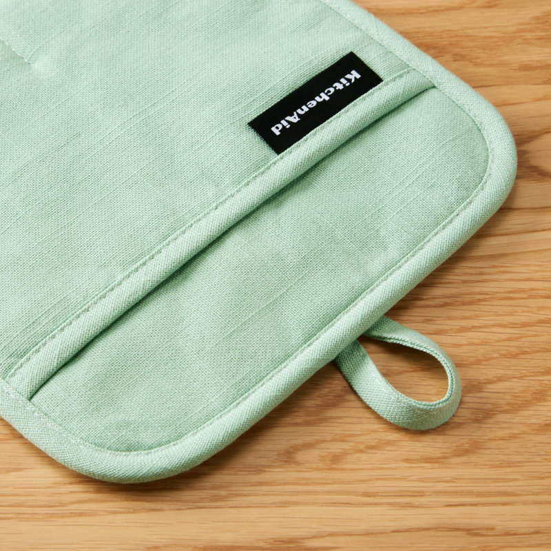 Ensemble de 2 poêles à casseroles de la série Gourmet de Kitchenaid, Vert pistache