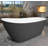 67'' X 30'' Free Standing Tub Gray Acrylic Freestanding Bathtub Soaking Tub A29YH