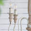 Lustre en bois à quatre lumières
