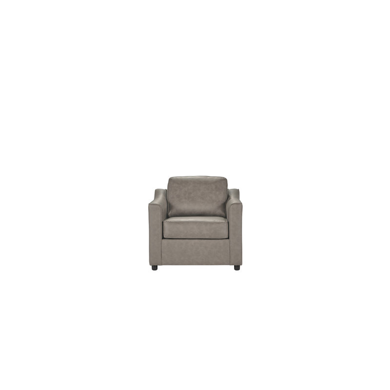 Chaise Hughes Furniture 13410, Perle brouillard