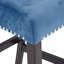 Tabouret de comptoir en velours de finition espresso 26 po-82941332