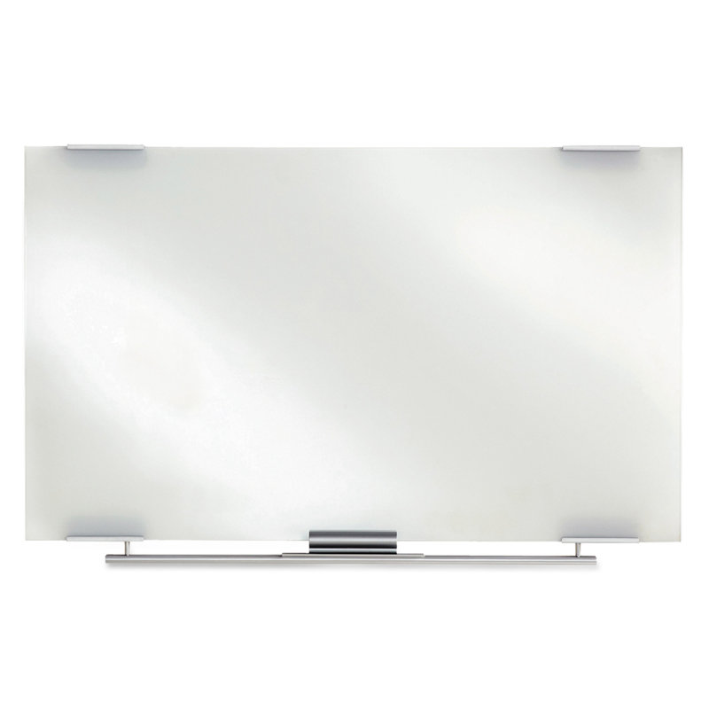 48" x 36" Frameless Ultra White Glass Dry Erase Board