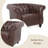 Fairport Faux Leather Chesterfield Chair-1690587207