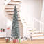 Arbre de Noël artificiel mince enneigé 9 pi de hauteur avec des branches réalistes et 1014 pointes-1277480359