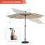 Parasol de marché éclairé 108,00 po Donyu-609550024