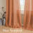 Linen Blended Textured Semi-Sheer Grommet Curtains - 37"/52" Widths Semi-Private & Light-Filtering Linen-Style Panels for Bedroom -299404358-299404360