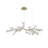 Eclectic 30 Light Bronze Crystal Branch Chandelier
