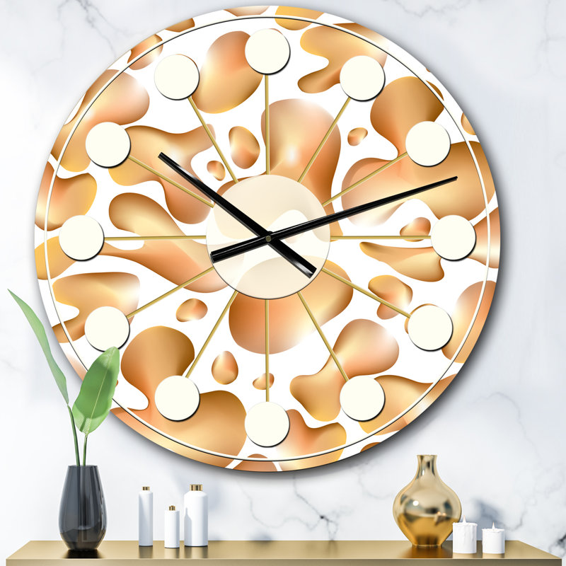 Horloge murale liquide, Surdimensionné