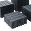 Carreaux de terrasse en plastique à emboîtement, paquet de 44 tuiles de patio, 12 po x 12 po carré extérieur imperméable à l'eau, toutes saisons, extérieur et intérieur