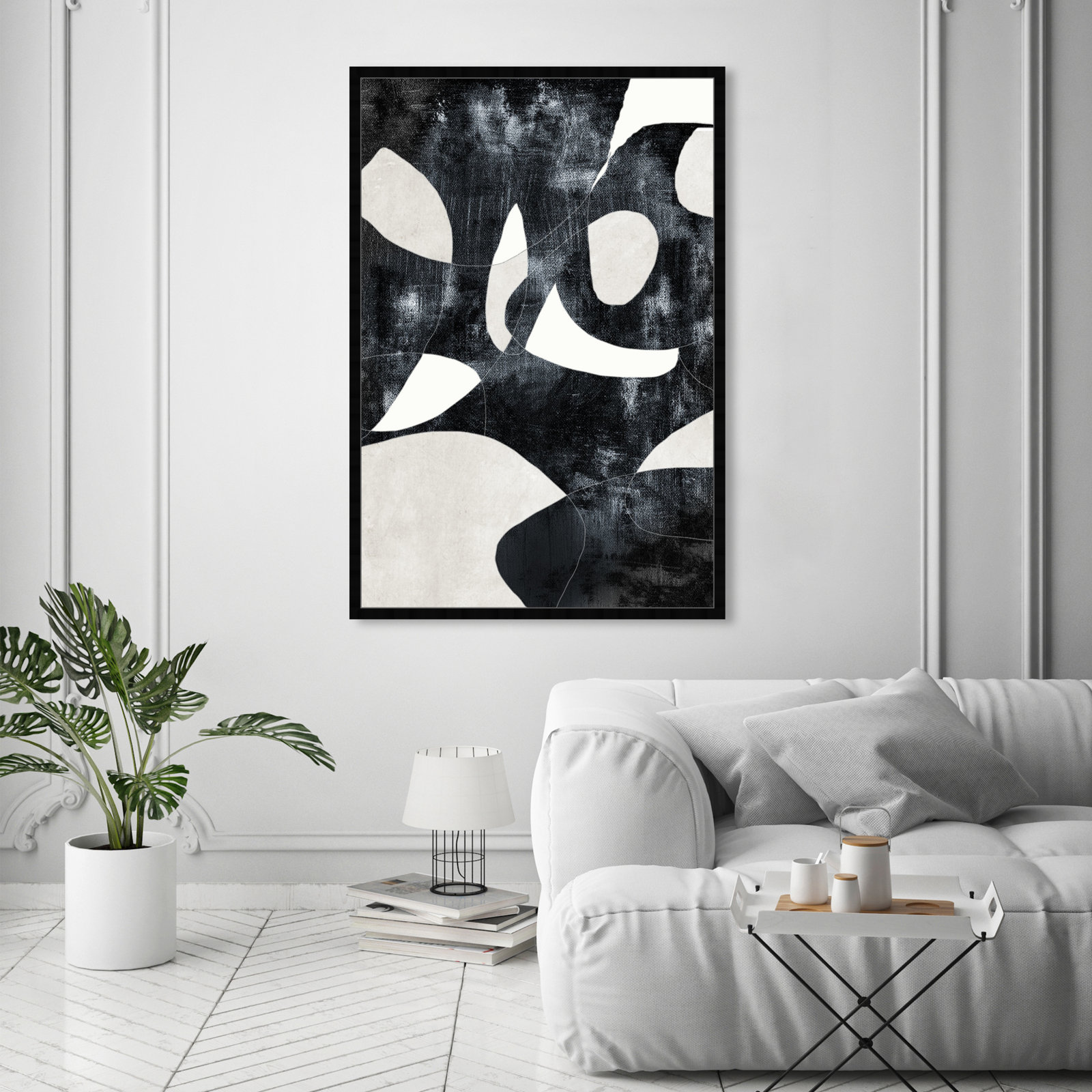All of Me Print by Oliver Gal, 56" H x 38" W, Black Framed