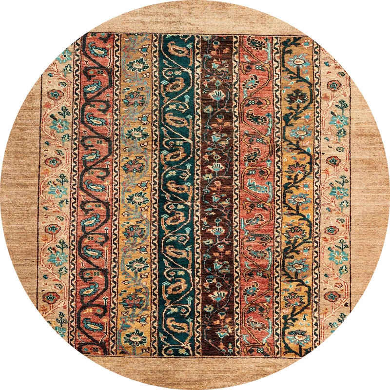 Tapis abstrait moderne 1838, Rond 4 pi