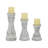 11.85'' H Wood Tabletop Candlestick-1749931947