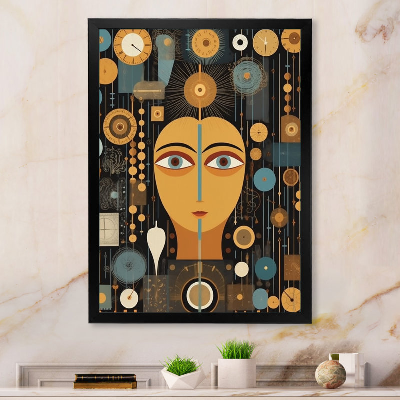 «Retro Futurism Timeless Beauty I», reproduction, H 20 po x l 12 po x P 1 po, Cadre photo noir simple