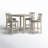 Ance 4-Person 5-Piece Solid Wood Dining Set-84510948