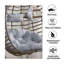 Thick Hanging Basket Cushion with Headrest