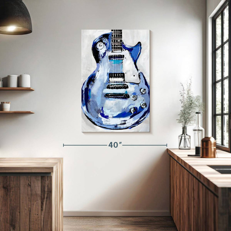 Abarca Electric Blues I, 39" H x 26" W