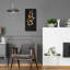  «Farm Branch 1 On Black» par Silvia Vassileva, art mural en verre acrylique, 12 po x 24 po-1314978158